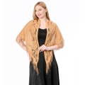 Miniatyrbilde 4 av 5: Aftenkjoler Sjal Dame Cape Wraps GUL HVIT GUL HVIT Yellow White Yellow White