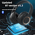 Pikkukuva 3 / 9: Langattomat Bluetooth-kuulokkeet korvan päälle mikrofonilla, BT-kuulokkeet, taitettavat