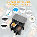 Miniatyrbild 4 av 5: Tillbehör till Airfryer, dubbel korg Airfryer-tillbehör för Ninja