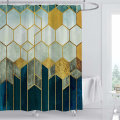 Miniatyrbillede 1 af 5: Mildew Proof Polyester Fabric Shower Curtain, Original Machine Washable Waterproof Bath Curtain 180X180Cm