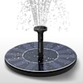 Miniatyrbillede 2 af 8: 7W 1.5W Solcelledrevet Flydende Vandfontænepumpe til Fuglebad Fisketank Pool 130mm Panelstørrelse Maks. Flow 150L/H Højde 50cm