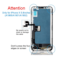 Miniatyrbillede 2 af 4: Udskiftningsskærm til iPhone X sort black screen only
