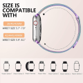 Pikkukuva 5 / 5: Metalliranneke yhteensopiva Apple Watch -rannekkeen kanssa 40 mm 38 mm 41 mm Colorful-WELLNGS Colorful Colorful 42/44/45/49mm