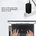 Miniatyrbild 3 av 6: USB C Hona till Likström Hane-adapter, 100W PD Typ C till 5,5x1,7 mm Laddningsportadapter för Bärbar Dator, Snabbladdnings PD-adapter