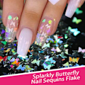 Miniatyrbild 10 av 10: Nagelkonstborste, Teenitor 3D Nagelkonst Dekorationskit med Nagelpenna Designer Dotting Verktyg Färger Holografisk Fjäril Nagelglitter Folieflingor Nagel
