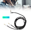 Miniatyrbillede 5 af 5: Hovedtelefonledning kompatibel med Sennheiser HD202 HD497 HD447 HD212 pro EH250 EH350 lydkabel