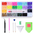 Miniatyrbild 1 av 11: Nagelkonst Strassats med lim Strass Flatback AB Kristall Nagelkonst Set Strass Nagelstenar iriserande 1 0.38