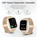 Miniatyrbillede 3 af 5: Julegave Kvinde Smartwatch, Opkald/Blodtryk/100+ Sport Kvinde Ur Smartwatch Android iOS Pink