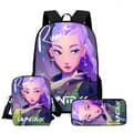KPop Demon Hunters Ryggsäck Högupplöst Tryck Lätt Ergonomisk 3PKKH0033