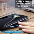 Miniatyrbilde 4 av 5: Trådløs lader Hurtiglading for Iphone 12/11/pro/max/xs/xr/x/8, Ipad Pro/air/mini, Samsung Galaxy S21/s10/s9/plus