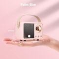 Pikkukuva 2 / 6: Retro Bluetooth-kaiutin, Langaton Vintage Pieni Kaiutin, Hands-Free Puhelut, 400mA Akku, TF-kortti, Aux-liitäntä, Kannettava Kaiutin iOS- ja Android-älypuhelimille