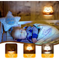 Miniatyrbillede 2 af 5: LED-nattelys, soveværelsesnattelys, bærbart børnenattelys, bærbart USB-genopladeligt nattelys til små babyer - WELLNGS NO:1