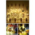 Pikkukuva 9 / 9: Pullon LED-valosarja (paristokäyttöinen) halloween-joululamppu neliväri Four-color 1PC
