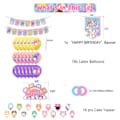Miniatyrbilde 3 av 5: Squishmallows tema bursdagsfest sett