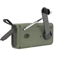 Pikkukuva 5 / 5: Kannettava Dab/fm-radio, 4000mah Dynamo-aurinkoradio, Solar Crank -radio, Survival Solar Radio Dab -radio USB-laturi hätävaroittimella-WELLNGS