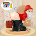 Miniatyrbild 1 av 5: Automatisk pruttbubbelmaskin, bubbelblåsarmaskin tomte leksak, rolig tomte automatisk pruttbubbelmaskin med musik & blinkande ljus, bubbla