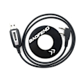 Miniatyrbilde 5 av 6: Vanntett USB Programmeringskabel med Driver CD Firmware for BaoFeng UV5R/888s Walkie Talkie K-kontaktledning
