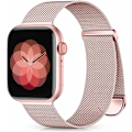 Miniatyrbild 1 av 5: Metallband kompatibelt med Apple Watch armband 40mm 38mm 41mm Roséguld - WELLNGS Roséguld Rose Pink Gold 38/40/41mm