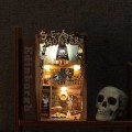 Pikkukuva 4 / 5: DIY Kirjanurkka-setti 3D Puinen Kirjamalli Puzzle Rakennussarja Kirjahyllyn Lisäosa Sisustus Kotipöydän Koriste