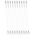 Miniatyrbilde 4 av 4: Sett med hårrigger for karpefiske, metallkroker, agnwire, krokstativ, fisketilbehør 12#