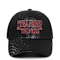 Pikkukuva 2 / 3: Stranger Things -baseball-lippis Stranger Things -monogrammi-kirjailtu ulkoilulajien lippa -väri:musta