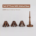 Miniatyrbilde 3 av 5: Tretreunderlag i tre for varme retter, for varme retter Tretreunderlag Sett Underlag for tekanne Varme gryter, Nkorporer kunst i livet ditt-WQ