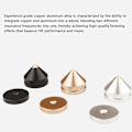 Miniatyrbillede 3 af 8: 1 Sæt Højttaler Spikes Stand Fødder Absorberende Pin Spike Rose Gold