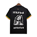 Miniatyrbillede 2 af 5: 21/22 Ajax 3. Bob Marley Special Edition Fodboldtrøje Mænd Sort Black L