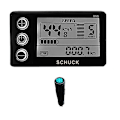 Miniatyrbillede 1 af 5: Ebike S866 LCD-displaymåler Elektrisk cykel 24v 36v 48v Kontrolpanel med vandtæt kontakt til Bbs01 Bbs02 Black
