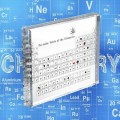 Miniatyrbild 3 av 5: Akrylisk periodiskt system av riktiga element, Kemiska element display, Periodiska systemet, Skolundervisning, Födelsedagspresent