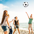 Miniatyrbillede 5 af 6: 3 stk. Oppustelige Strandbolde Oppustelig Fodbold Blæs Op Strandbolde