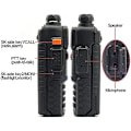 Miniatyrbillede 3 af 5: UV-5R To-vejs Radio Dobbelt Bånd 144-148/420-450Mhz Walkie Talkie 1800mAh Li-ion Batteri (Sort)