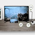 Miniatyrbild 2 av 4: MHL USB Typ C till HDMI 4K Kabel Videoadapter 1.8m 4Smarts Svart Black