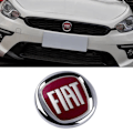 Miniatyrbillede 5 af 5: Egnet til Fiat 500 frontlogo FIAT frontkofangergrill mærke F