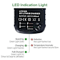 Miniatyrbillede 3 af 4: 10.8v 14.4v 20v Til Black&decker Li-ion Batterioplader Udskiftning Elektrisk Boremaskine Skruetrækker Strøm Too Batteri Eu Stik Lbx20