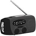 Miniatyrbild 8 av 9: Veva Radio med Handvev, Solladdning, LED-ficklampa, Bärbar FM AM WB USB-radio