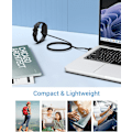 Miniatyrbillede 6 af 6: Oplader Kompatibel med Fitbit Inspire 2/Ace 3 Fitness Tracker, Magnetisk Udskiftningsopladningsdock med 3,3ft/100cm USB-opladningskabel, Sort