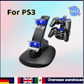 Miniatyrbillede 1 af 3: Gamepad Oplader Dobbelt Oplader til Sony Playstation 3 Controller Konsol Fly Opladningsspil til Ps3 Opladningsstation + USB Kabel