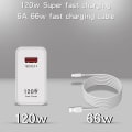 Miniatyrbillede 3 af 5: 120W hurtigoplader USB-oplader strøm hvid White EU