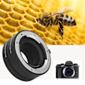 Pikkukuva 10 / 10: Mcoplus 10 mm ja 16 mm makron automaattitarkennus lähikuva-adapterirengas Canon EOS EFM -kiinnityskameralle