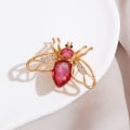 Miniatyrbilde 3 av 4: Elegante Rhinestone Brosjer for Kvinner