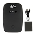 Miniatyrbillede 1 af 4: 4G LTE Mobil WiFi Låst op 2100mAh Batteri Højhastigheds Bærbar Rejse Hotspot Mini Router Med SIM Kort Slot Sort EU Version