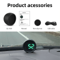 Miniatyrbilde 3 av 4: Digital GPS speedometer HUD Mph / Km overspeedvarsel for bil motorsykkel