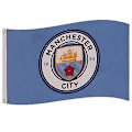 Miniatyrbillede 1 af 3: Manchester City FC Flag (FMY) Blå Blue 15cm