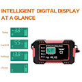 Miniatyrbillede 5 af 6: Bilbatteri Oplader Starter Batteri Booster Opbevaring Batteri Oplader 12v/24v Batteri Oplader 12V/24V Smart Batteri Oplader Automatisk Opladning Puls