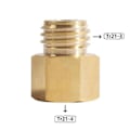 Miniatyrbilde 2 av 5: Soda CO2 Gass Konverter Adapter for Tr21-4 Hunn til Tr21-3 Hann Gjenge Quooker Cube Tank Utløp Kobber Fotofarge