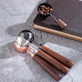 Miniatyrbillede 10 af 10: 2 stk. Kaffe måleske Kaffe målekop SORT_xx Black
