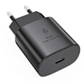 Pikkukuva 2 / 3: Samsung Pd25w Supernopea latausliitin S23 e lataukseen Black 25W Set Head +1 M cable