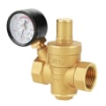 Miniatyrbilde 2 av 4: Dn25 Justerbar Vann Trykk Reduserende Regulator, Messing Vann Trykk Reduserende Ventil + Trykkmåler Vann Trykkmåler (dn25)
