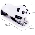 Miniatyrbillede 2 af 5: Mini sød panda stationær hæftemaskine med 1000 hæfteklammer til kontor, skole, hjem eller rejser